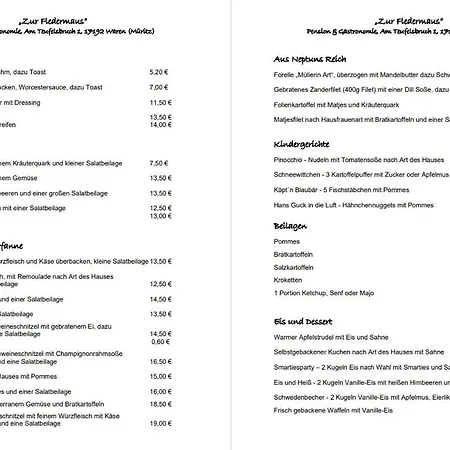Zur Fledermaus Waren (Mueritz)
